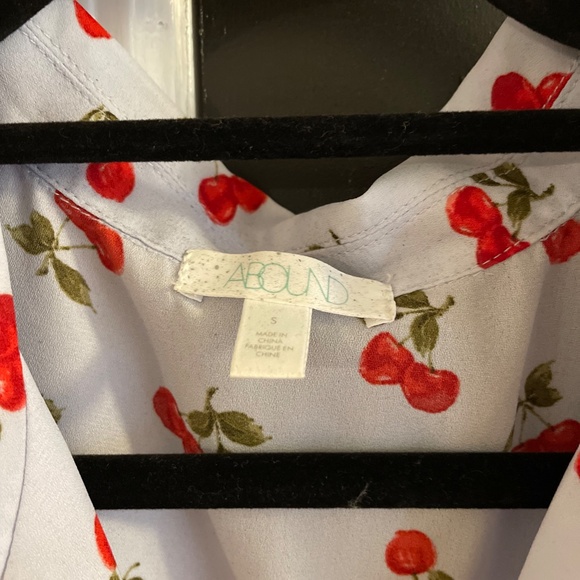 ABOUND Blouse - Cherry Print - Picture 2 of 2